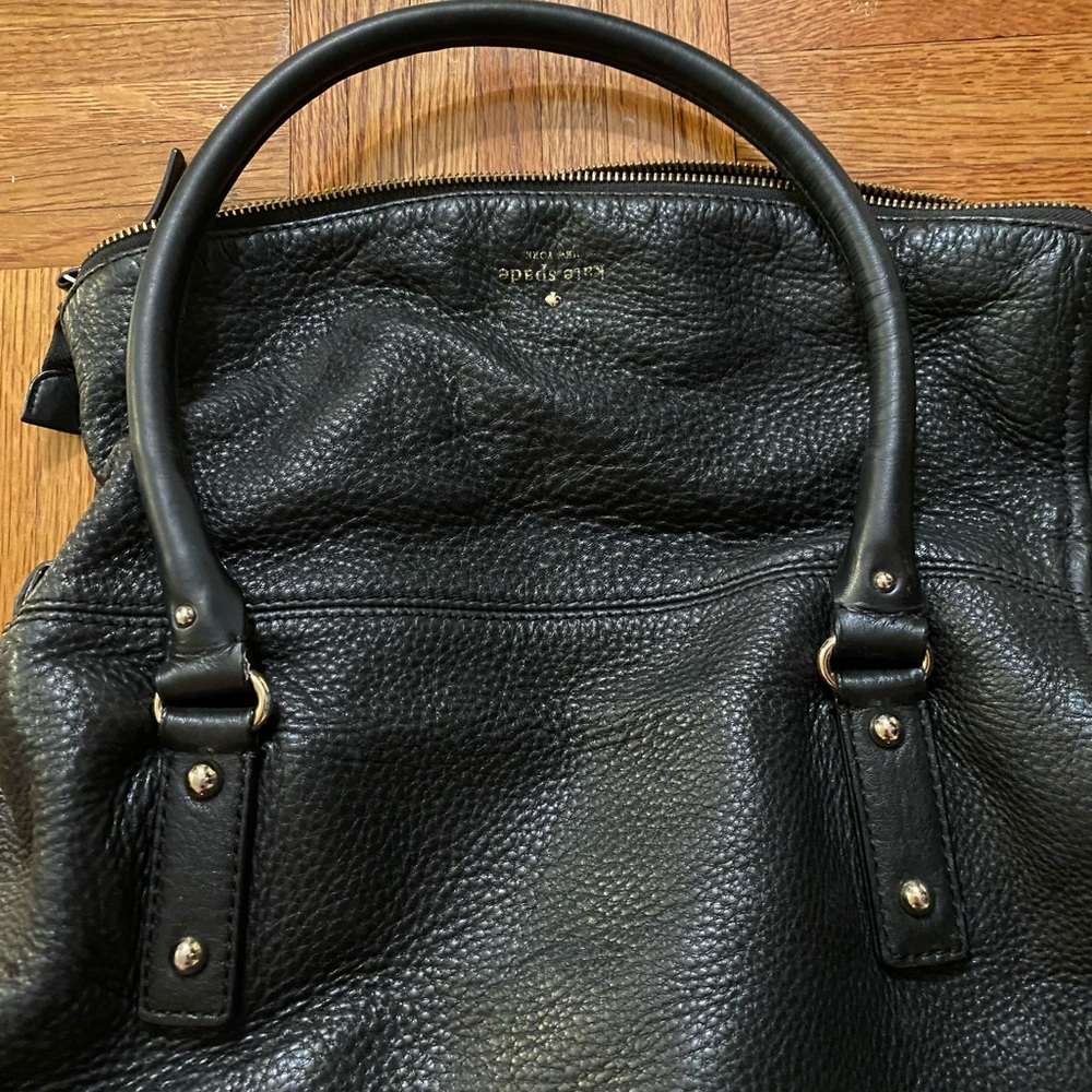 Kate Spade black leather purse